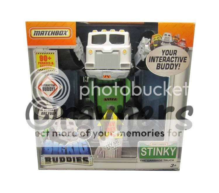 MATCHBOX ★ STINKY THE GARBAGE TRUCK ★ INTERACTIVE TOY